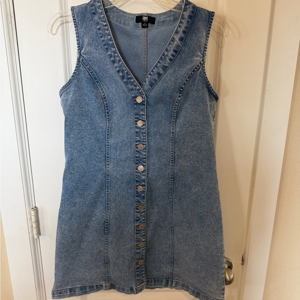 Frye Light Blue Denim Dress